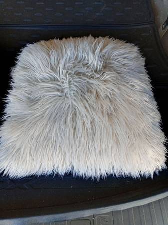 White Fluffy Pillow 1