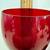 Set Of Six Vintage Hand Blown Ruby Red 4 3/4" Wine Glasses Goblets 2 thumbnail
