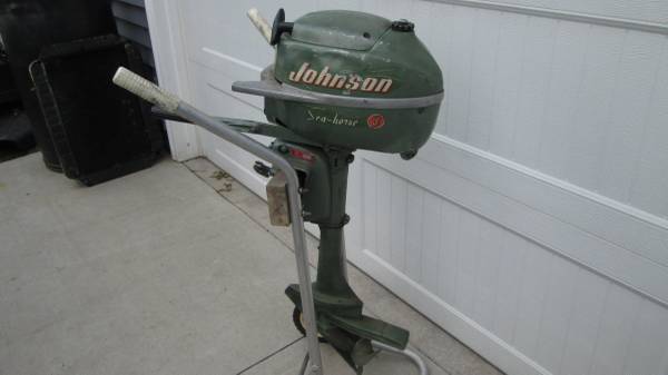 1955 3hp Johnson weedless skag! runs!!! 1
