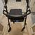 Medline Aluminum Adjustable Rollator Walker w/Seat, Storage, 6" Wheels 2 thumbnail