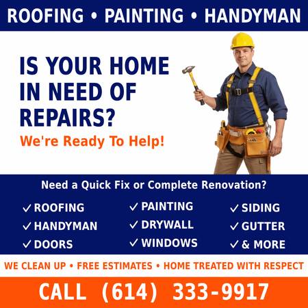 ✅✅Roofing - Painting - Handyman - No Flakes No Drama 1