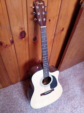 Fender Acoustic Electric w Crate Amp 1