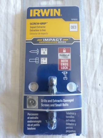 Irwin DE3 Screw-Grip Impact Extractor 1