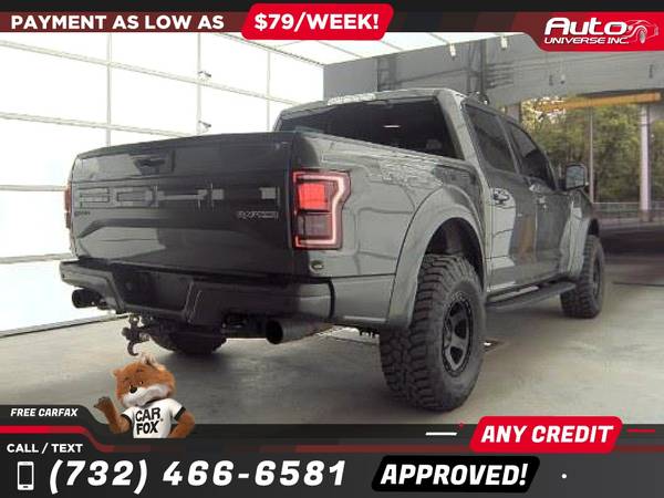 2018 Ford F150 F 150 F-150 Raptor SuperCrew caja de 5.5 - $35,995 (todos los precios anunciados son enganches)63476943657985124