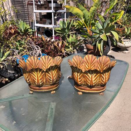 Make Offer! New Matching Metal Cabbage Rectangual Planter 1