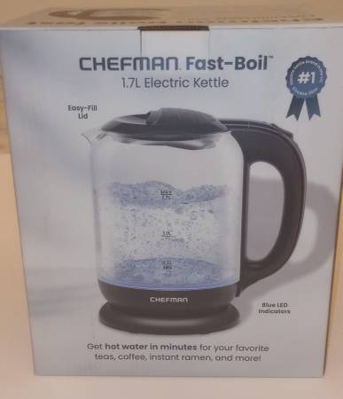 Chefman 1.7L electric kettle 1