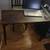 Foldable Rustic Brown Wood Laptop Desk with Outlets 3 thumbnail