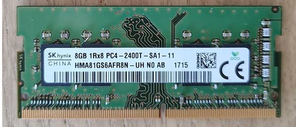 SK Hynix 8GB PC4-2400T DDR4 SODIMM Laptop RAM memory 1