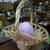 4 GIGANTIC WICKER EASTER BASKETS w/ 12 HUGE 16" BLOW MOLD COLORED EGGS 3 thumbnail