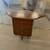 Vintage mid century modern walnut corner dresser desk 1 thumbnail