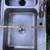 Double kitchen sink with goose neck faucet 2 thumbnail