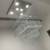 Square Raindrop Modern Luxury  Crystal  Lamp Ceiling Light Chandelier 3 thumbnail