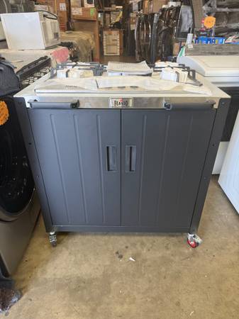 Cooktop gas propane outside stainless steel 1