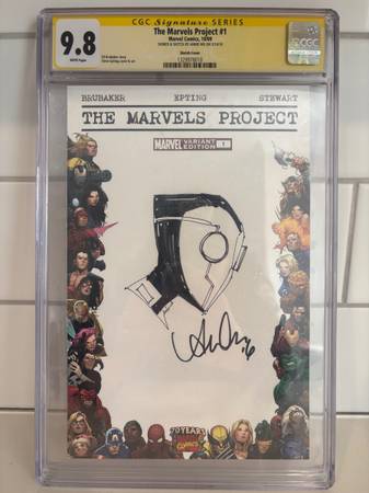 The Marvels Project #1 Variant Signed And Sketch By Annie Wu RARE CGC 1