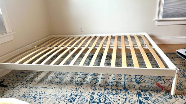 queen slats bed frame 1