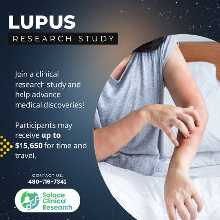 Earn up to $15,650 - Join a Study for Lupus 1