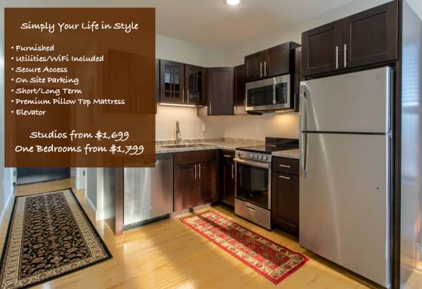 $1799.00 / 1br - 550ft2 - Amueblado • Acceso Seguro • Servicios • Estacionamiento • WiFi • Corto/Largo Plazo63931655139203120