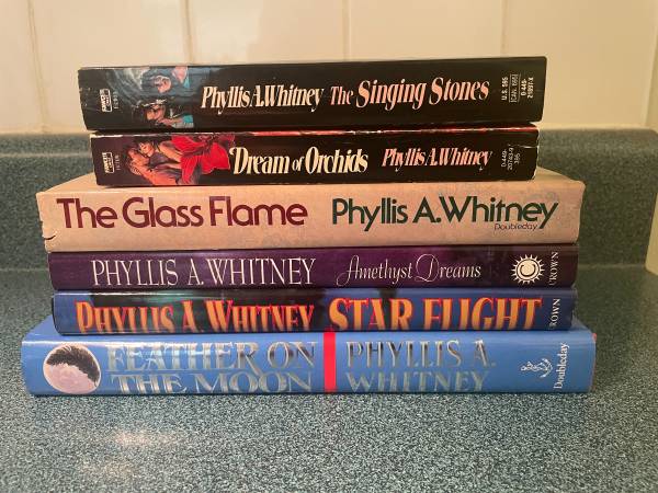 Lot of 6 Phyllis A. Whitney Books - Mystery, Suspense, Romance 1
