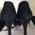Adorable Black Suede Nine West Heels – Size 7.5 M 4 thumbnail