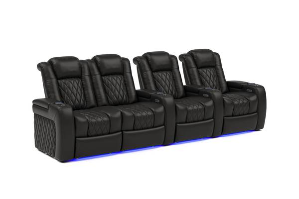 Valencia Tuscany Home Theater Seating Italian Nappa Leather Power 1