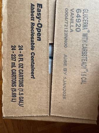 Glucerna 1.5 Vanilla CARBSTEADY, 8 FL OZ 24count/each case exp 01 Jan 1