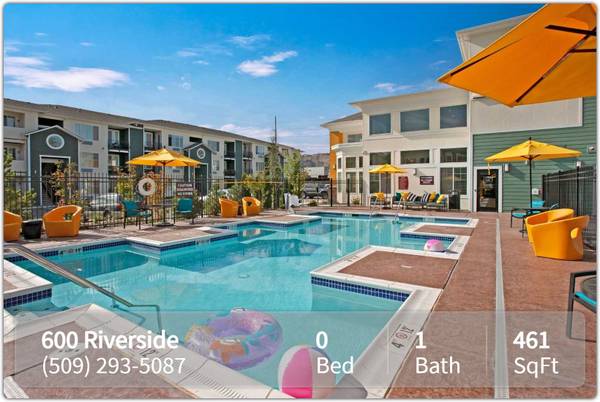 $1,440 / 461ft2 - Beautiful studio on 1st floor with washer/dryer! 1 MONTH FREE! (Wenatchee)63922933690371121