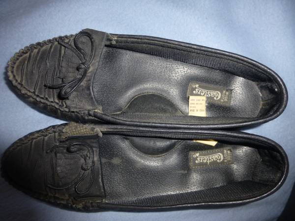 12 black leather Coasters loafers 1