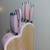 Paris Hilton knife cutlery set with holder in heart shape wood 2 thumbnail