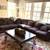 huge comfortable choc brown sectional / sofa / couch - available 8/24 1 thumbnail