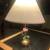 Vintage Brass Flower Pop  Out Design Desk Table Lamp Light & Shade 1 thumbnail