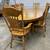 Classic Solid Oak Dining Dinner Table 8 Chairs 9' 2 Leaves 7 thumbnail