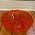 Retro Orange Plastic Serving Bowl 2 thumbnail