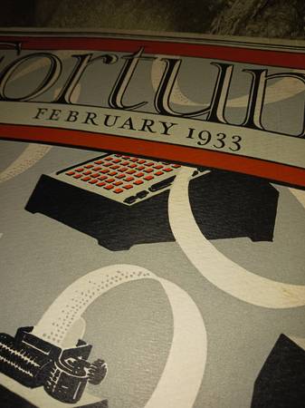 1933 Feb. Fortune Mag. 1