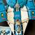 Robotech Alpha Fighter, Scott’s Blue from New Generation, Original 1 thumbnail