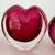 3 Art Glass Heart Bud Vases 10 thumbnail