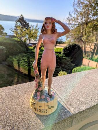 Art Deco Flexees Corsets & Bras Counter Display 1935–1945 18" Mannequin 1