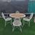 Vintage Rustic Metal Patio Set 9 thumbnail