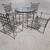 💥Mario Papperzini By Salterini 4 Chairs & Table 2 thumbnail