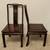 rosewood Asian dining chairs set of 4 2 thumbnail