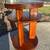 Table Solid Heavy Maple Triple Pedestal Round Footed Block Maple Table 2 thumbnail