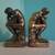 Rare Set of Antique Cast Iron Painted Hessian Soldier Andirons 13 thumbnail