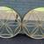 Pair of Gold Finished Round Mirrors 1 thumbnail