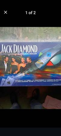 Jack diamond talking electronic blackjack dealer 1
