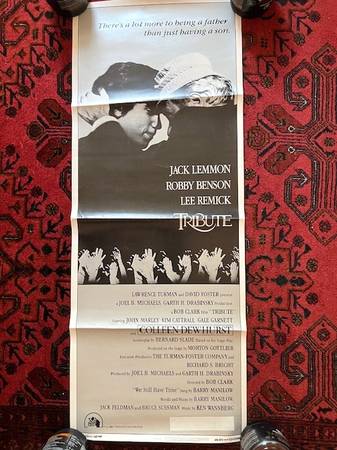 TRIBUTE 1980 Bob Clark, Jack Lemmon, Robby Benson, Lee Remick Insert P 1