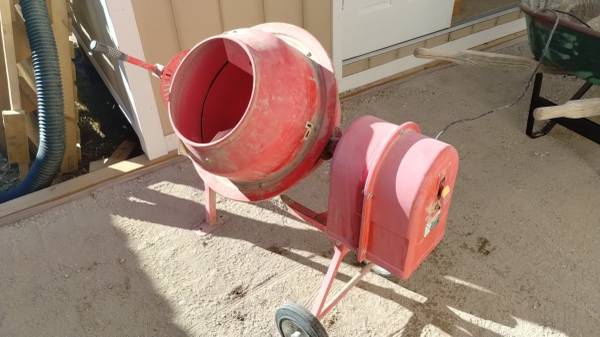 Compact Portable concrete mixer, electric 110V, very easy to 1