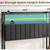Black Head Board Only with USB Port and LED Lights 5 thumbnail