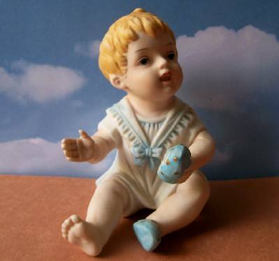 Vintage Royal Crown Arnart Bisque Piano Baby 1