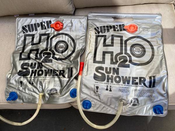 2 Five Gallon Solar Sun Showers 1