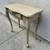 BEAUTIFUL LIKE NEW OLD WORLD TABLE WITH SMALL STORAGE DRAWER AND LONG LEGS 2 thumbnail