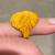 Vintage 1940’s carved Bakelite ring in a butterscotch - yellow size 6 1 thumbnail
